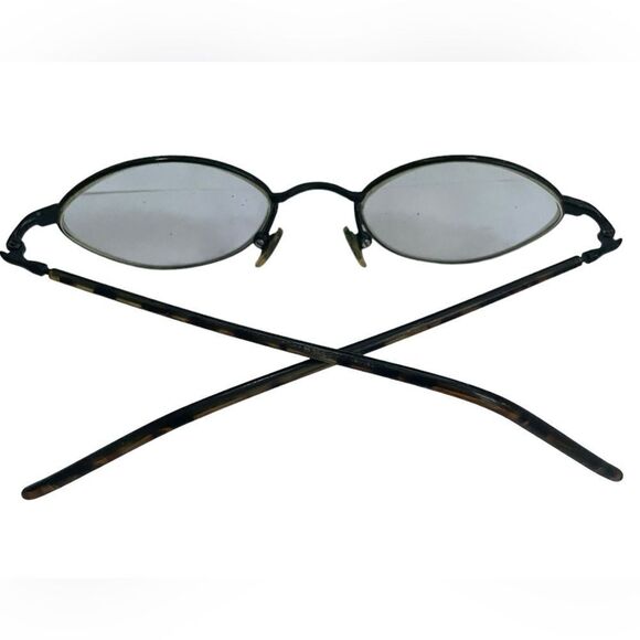 BADA Rare Vintage BL 1744 5BLK Black & Brown Metal Frame Glasses - Picture 2 of 9